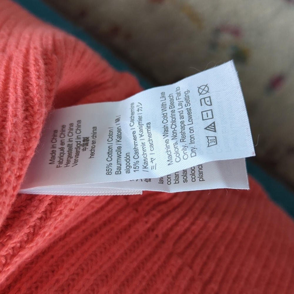 J. Crew Women's XL Coral Cardigan Sweater - Picture 4 of 7